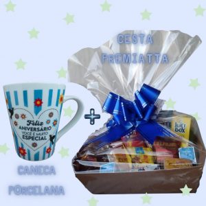 Cesta Premiatta & Caneca Mensagens